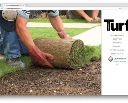 Turf Digital Media Kit Home Page